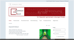 Desktop Screenshot of gespraech-frei-raum.de