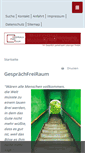 Mobile Screenshot of gespraech-frei-raum.de