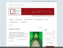 Tablet Screenshot of gespraech-frei-raum.de